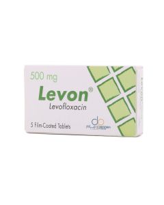 Levon 500 Mg 5 Film-Coated Tablet