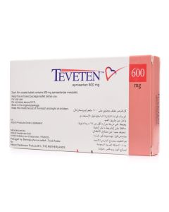 Teveten 600 Mg Tablet 28Pcs