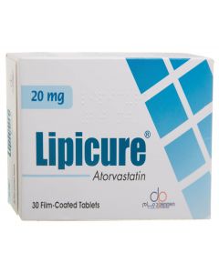 Lipicure 20 Mg 30 Tablets