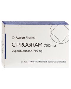 Ciprogram 750 Mg Tablet 10 Pcs