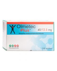 Olmetec 40/12.5 Mg Tablet 28Pcs