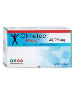 Olmetec 40/25 Mg Tablet 28Pcs