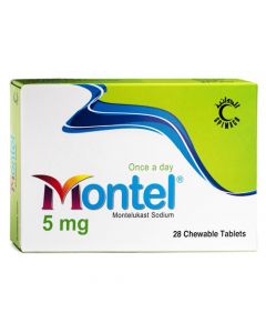 Montel 5Mg 28 Chew Tablets