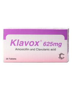 Klavox 625 Mg Tablet 20Pcs